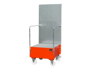 Verrijdbare Opvangbak,V. 1X200L Vat,Opvangvol. 203L - 1
