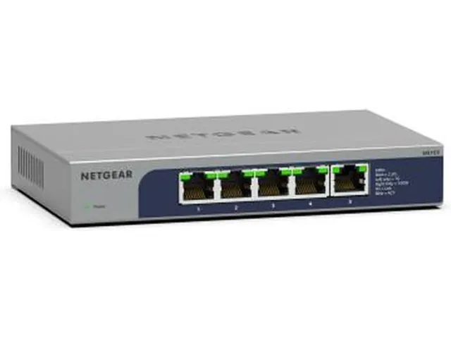 Ms105 Multi Gigabit Switch Standalone 5xRJ45 grijs-blauw unmanaged