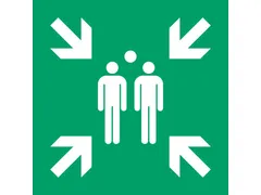 Pictogram 7510015 bordje Verzamelplaats 300x300mm