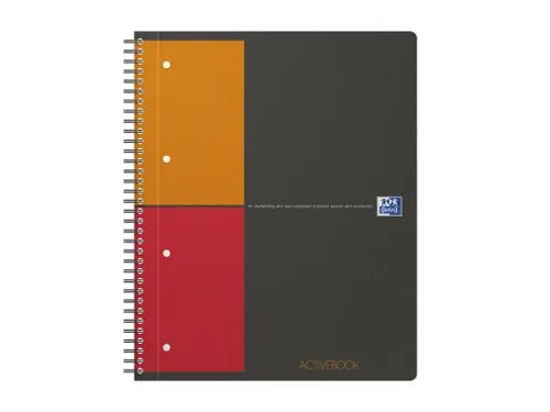 Spiraalblok Oxford International Activebook A4+ ruit 5mm
