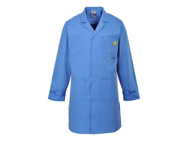 Portwest As10 Esd Dustcoat M Blu