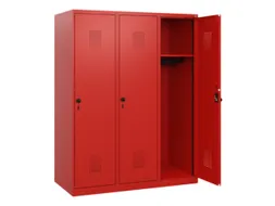 schoollocker,HxBxD 1530x1200x500mm,3vak,vak B 400mm,draaigrendel