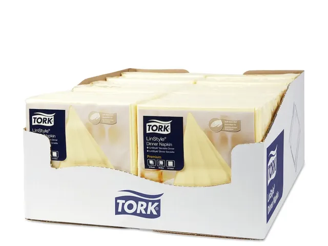 Serviette Tork 478728 Premium LinStyle Dinner Champagne