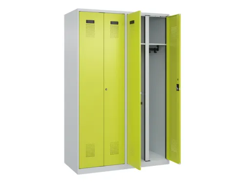 locker voor scheiding van kleding,HxBxD 1850x1200x500mm,4vak