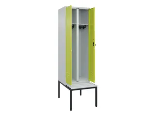 locker voor scheiding van kleding,HxBxD 2120x600x815mm,2vak - 2