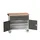 gereedschapswagen 980x800x600mm multiplexblad 2 laden+kast, RAL7016