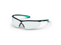 Veiligheidsbril Sportstyle 9193 Zwart Groen Polycarbonaat Blank