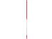 Steel Vikan ergonomic 150cm 31mm rood aluminium