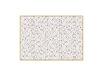Placemat 45x32cm PVC Stippen Kleur Aarde 6 Stuks