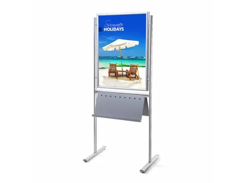 Infobord Design Standaard 25 mm Rechte Hoeken Dubbelzijdig 70x100cm