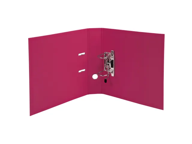 Classeur à levier PVC A4 dos de 70mm. - Fuchsia