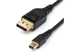 2 Meter Mini DisplayPort naar DisplayPort 1.4 VESA Certified Kabel