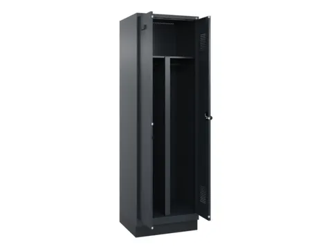 PBM-locker,HxBxD 1950x600x500mm,2vak,vak B 300mm,draaigrendel