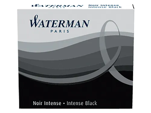 Inktpatroon Waterman lang Zwart 8 stuks