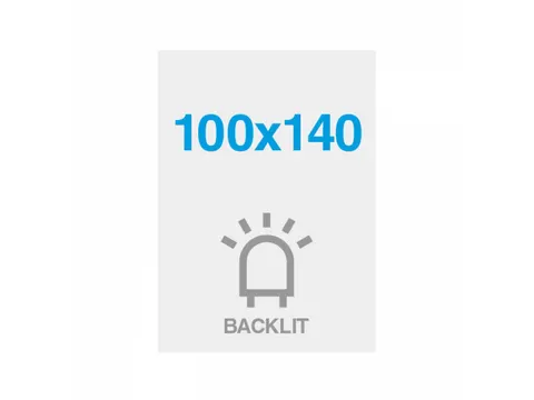 Poster Print 100x140cm Backlit 275g/m² Satijnen Oppervlak