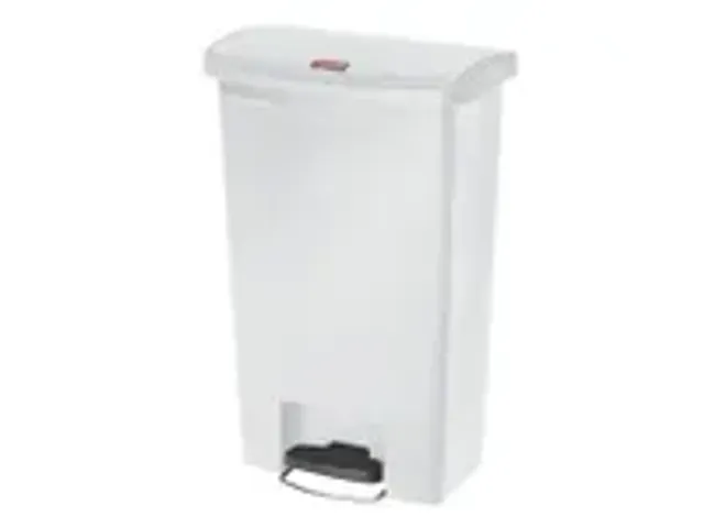 OUTLET Pedaalemmer Rubbermaid Slim Jim Step On 50 Liter wit