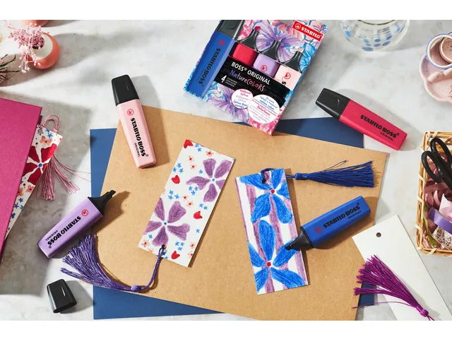 Markeerstift STABILO Boss Wildflower display groot assorti