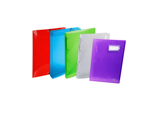 Exacompta A3 Elastomap Crystal Colours Assorti