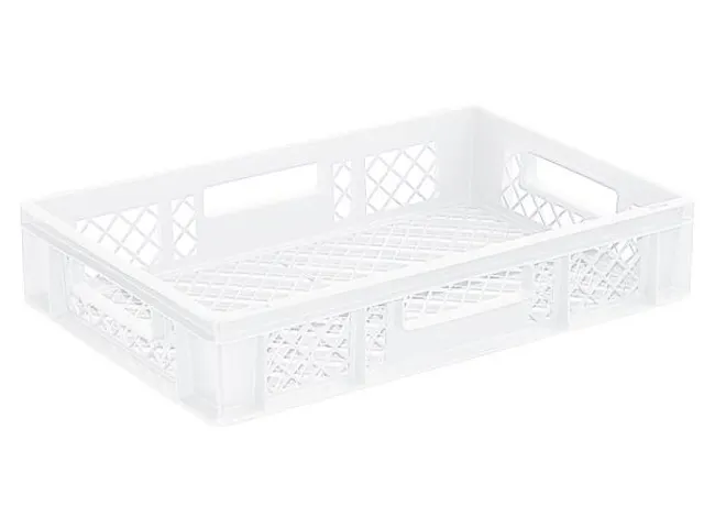 Euronorm Stapelkrat Hxlxb 120x600x400mm 23liter Open Wit