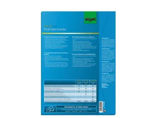 inkjetfotopapier Sigel A4 wit hoogglans 195 gram 20+20 vel gratis - 5