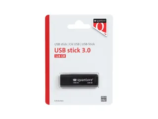 Quantore USB-stick 3.0 128GB Zwart - 1