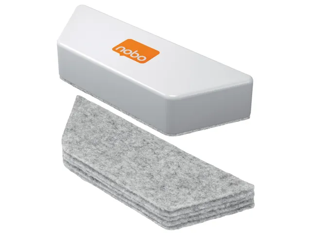 Whiteboardwisser Nobo magnetisch met verwisselbare strip
