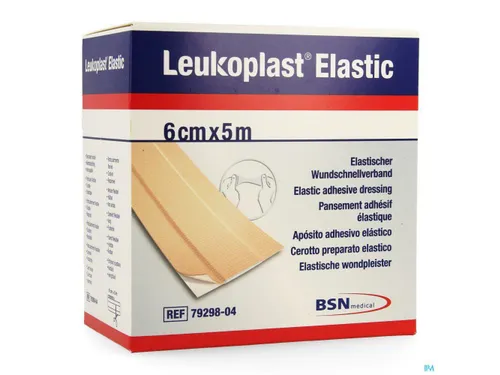 Hansaplast 7929804 pleisters, elastisch, L 5 m x B 6 cm , per rol