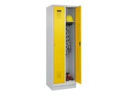 locker,HxBxD 1950x600x500mm,2vak,vak B 300mm,cil.-slot,sokkel