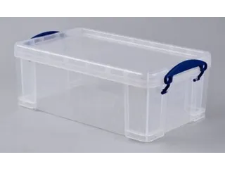 Opbergbox Really Useful 5 liter 340x200x125mm transparant wit - 2