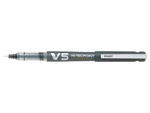 Rollerpen Pilot Hi-Tecpoint V5 Cartridge System Begreen 0.5mm Zwart