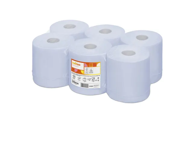 Satino 306930 Poetsrol midi blauw 100% recycled 1-laags 6x300 Meter