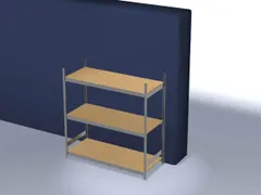 breedvakstelling,grondveld,HxBxD 2000x2070x835mm,vakl. 350kg