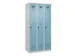 locker voor scheiding van kleding,HxBxD 1850x900x500mm,3vak