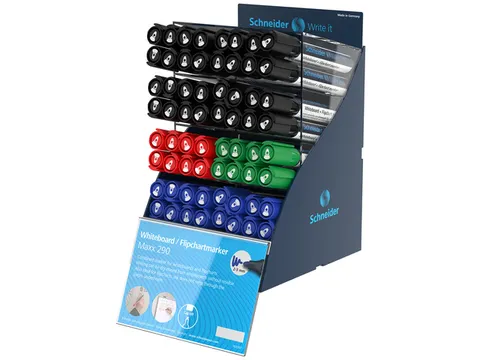 Board/flipchartmarker Schneider 290 SIS-display 64 stuks