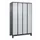 locker,HxBxD 1950x1200x500mm,4vak,vak B 300mm,cil.-slot,voeten