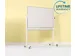 Mobiel magnetisch whiteboard 120x200cm emaille met starterkit