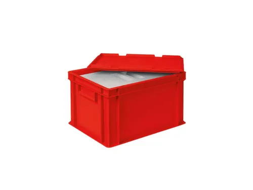 Euronorm-stapelbak,m. isoleerbox,HxLxB 235x400x300mm,22,5/10,4l,PP