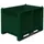 Stapelcontainer Pp Hxbxd 850x1200x800mm 550 Liter 2Sledepoten Groen