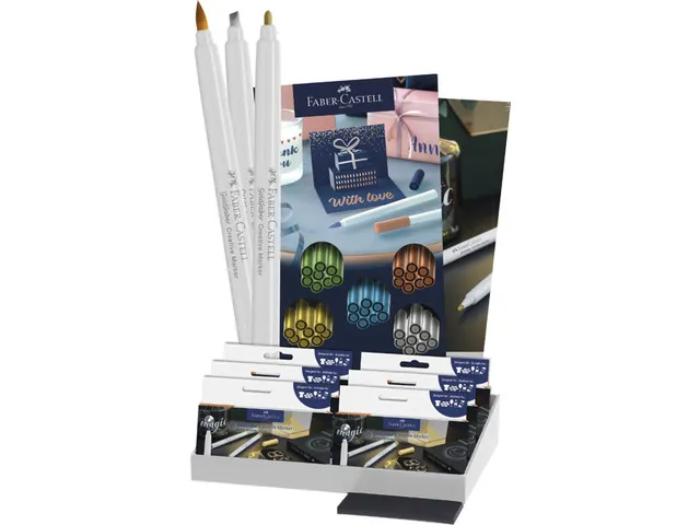 Marker creatief Faber-Castell Goldfaber display a 50 stuks assorti (1.