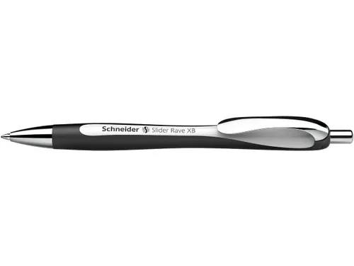 Balpen Slider Rave XB wit/zwart