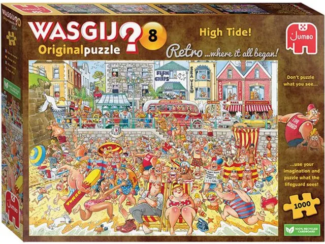 Puzzel Wasgij Retro Original 8 Vloed! 1000 stukjes