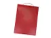 Pochette d'organisation Plastique Panneau Cache Transparent Rouge