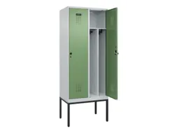 locker voor scheiding van kleding,HxBxD 2120x800x500mm,2vak