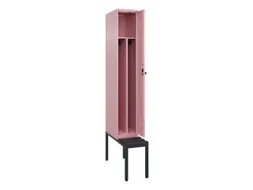 locker met bank,voor scheiding van kleding,HxBxD 2120x300x815mm,1vak