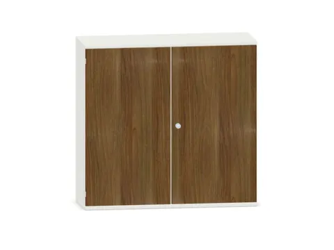 kantoorkast,HxBxD 1150x1200x430mm,decor romp wit,decor front noten