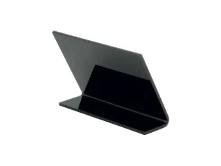 Krijtbord Securit A8 L-bord horizontaal zwart 5 stuks - 5