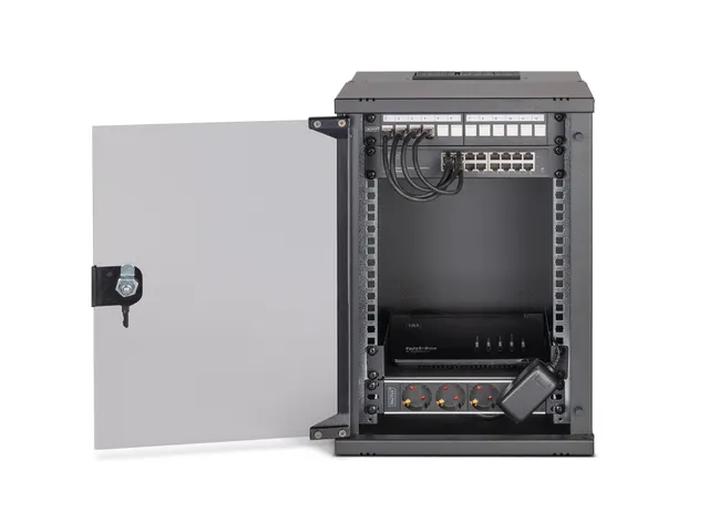 Digitus DN-49103-SET rack 9U Wandrek Serverkast Zwart