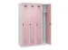 locker voor scheiding van kleding,HxBxD 1850x1200x500mm,4vak