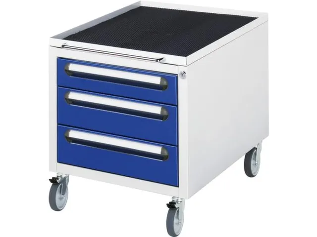 verrijdbaar ladeblok,v. werkbank,HxBxD 540x480x600mm,3lade(n)