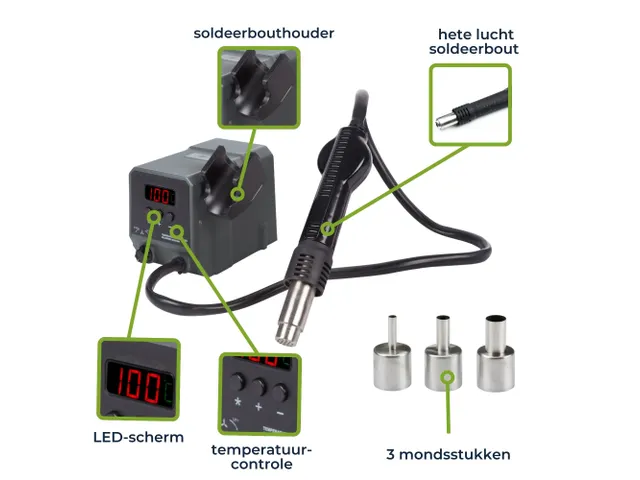Multifunctioneel Soldeerstation Voor Smd-Componenten
